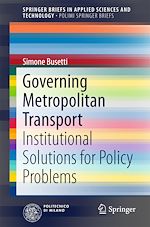 Download this eBook Governing Metropolitan Transport