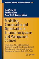 Download this eBook Modelling, Computation and Optimization in Information Systems and Management Sciences