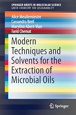 Télécharger le livre :  Modern Techniques and Solvents for the Extraction of Microbial Oils