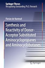 Télécharger le livre :  Synthesis and Reactivity of Donor-Acceptor Substituted Aminocyclopropanes and Aminocyclobutanes
