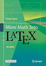 Télécharger le livre :  More Math Into LaTeX