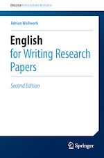 Télécharger le livre :  English for Writing Research Papers