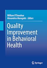 Télécharger le livre :  Quality Improvement in Behavioral Health