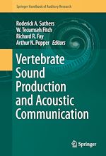 Télécharger le livre :  Vertebrate Sound Production and Acoustic Communication