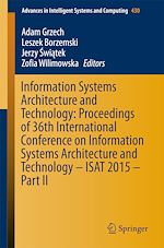 Download this eBook Information Systems Architecture and Technology: Proceedings of 36th International Conference on Information Systems Architecture and Technology – ISAT 2015 – Part II