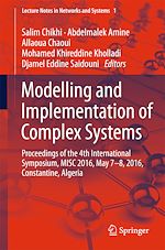 Télécharger le livre :  Modelling and Implementation of Complex Systems