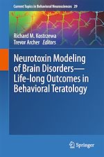 Télécharger le livre :  Neurotoxin Modeling of Brain Disorders — Life-long Outcomes in Behavioral Teratology