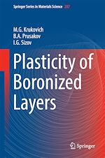 Télécharger le livre :  Plasticity of Boronized Layers