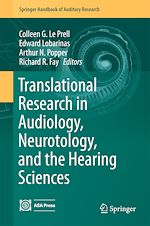 Télécharger le livre :  Translational Research in Audiology, Neurotology, and the Hearing Sciences