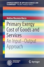 Télécharger le livre :  Primary Exergy Cost of Goods and Services