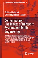 Télécharger le livre :  Contemporary Challenges of Transport Systems and Traffic Engineering