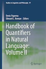 Télécharger le livre :  Handbook of Quantifiers in Natural Language: Volume II