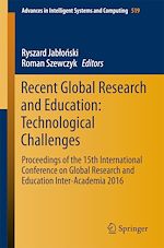 Download this eBook Recent Global Research and Education: Technological Challenges