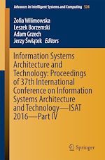 Download this eBook Information Systems Architecture and Technology: Proceedings of 37th International Conference on Information Systems Architecture and Technology – ISAT 2016 – Part IV