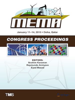 Téléchargez le livre :  Proceedings of the TMS Middle East - Mediterranean Materials Congress on Energy and Infrastructure Systems (MEMA 2015)