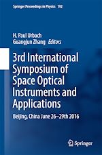 Download this eBook 3rd International Symposium of Space Optical Instruments and Applications