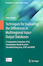 Télécharger le livre :  Techniques for Evaluating the Differences in Multiregional Input-Output Databases