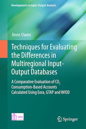 Téléchargez le livre :  Techniques for Evaluating the Differences in Multiregional Input-Output Databases