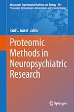 Télécharger le livre :  Proteomic Methods in Neuropsychiatric Research