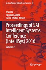 Télécharger le livre :  Proceedings of SAI Intelligent Systems Conference (IntelliSys) 2016