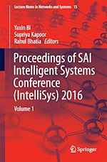 Télécharger le livre :  Proceedings of SAI Intelligent Systems Conference (IntelliSys) 2016