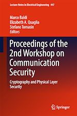 Télécharger le livre :  Proceedings of the 2nd Workshop on Communication Security