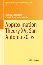 Télécharger le livre :  Approximation Theory XV: San Antonio 2016