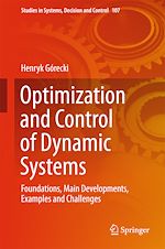 Télécharger le livre :  Optimization and Control of Dynamic Systems