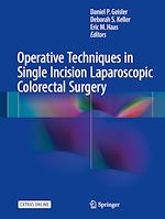 Télécharger le livre :  Operative Techniques in Single Incision Laparoscopic Colorectal Surgery
