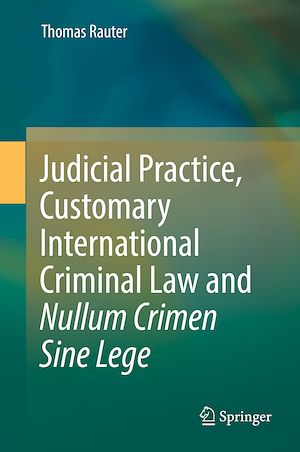 Téléchargez le livre :  Judicial Practice, Customary International Criminal Law and Nullum Crimen Sine Lege