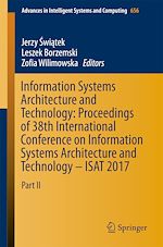 Download this eBook Information Systems Architecture and Technology: Proceedings of 38th International Conference on Information Systems Architecture and Technology – ISAT 2017