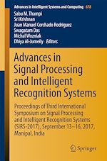 Download this eBook Advances in Signal Processing and Intelligent Recognition Systems