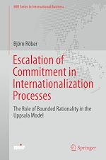 Télécharger le livre :  Escalation of Commitment in Internationalization Processes
