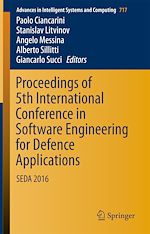 Download this eBook Proceedings of 5th International Conference in Software Engineering for Defence Applications