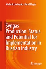 Télécharger le livre :  Syngas Production: Status and Potential for Implementation in Russian Industry