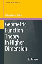 Télécharger le livre :  Geometric Function Theory in Higher Dimension
