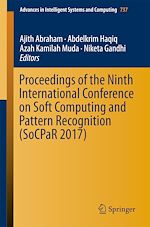 Download this eBook Proceedings of the Ninth International Conference on Soft Computing and Pattern Recognition (SoCPaR 2017)