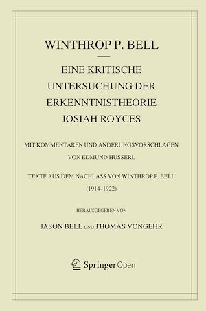 Téléchargez le livre :  Eine kritische Untersuchung der Erkenntnistheorie Josiah Royces