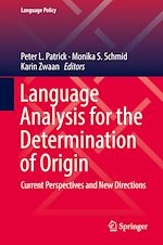 Télécharger le livre :  Language Analysis for the Determination of Origin