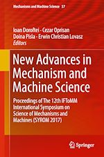 Download this eBook New Advances in Mechanism and Machine Science