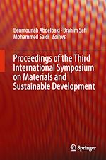 Télécharger le livre :  Proceedings of the Third International Symposium on Materials and Sustainable Development
