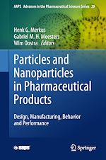 Télécharger le livre :  Particles and Nanoparticles in Pharmaceutical Products
