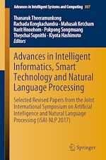 Télécharger le livre :  Advances in Intelligent Informatics, Smart Technology and Natural Language Processing