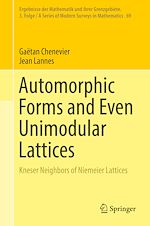 Download this eBook Automorphic Forms and Even Unimodular Lattices
