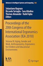 Télécharger le livre :  Proceedings of the 20th Congress of the International Ergonomics Association (IEA 2018)