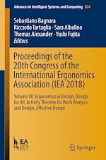 Télécharger le livre :  Proceedings of the 20th Congress of the International Ergonomics Association (IEA 2018)