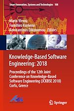 Télécharger le livre :  Knowledge-Based Software Engineering: 2018