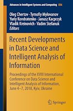 Télécharger le livre :  Recent Developments in Data Science and Intelligent Analysis of Information