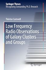 Télécharger le livre :  Low Frequency Radio Observations of Galaxy Clusters and Groups
