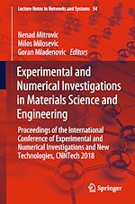 Télécharger le livre :  Experimental and Numerical Investigations in Materials Science and Engineering